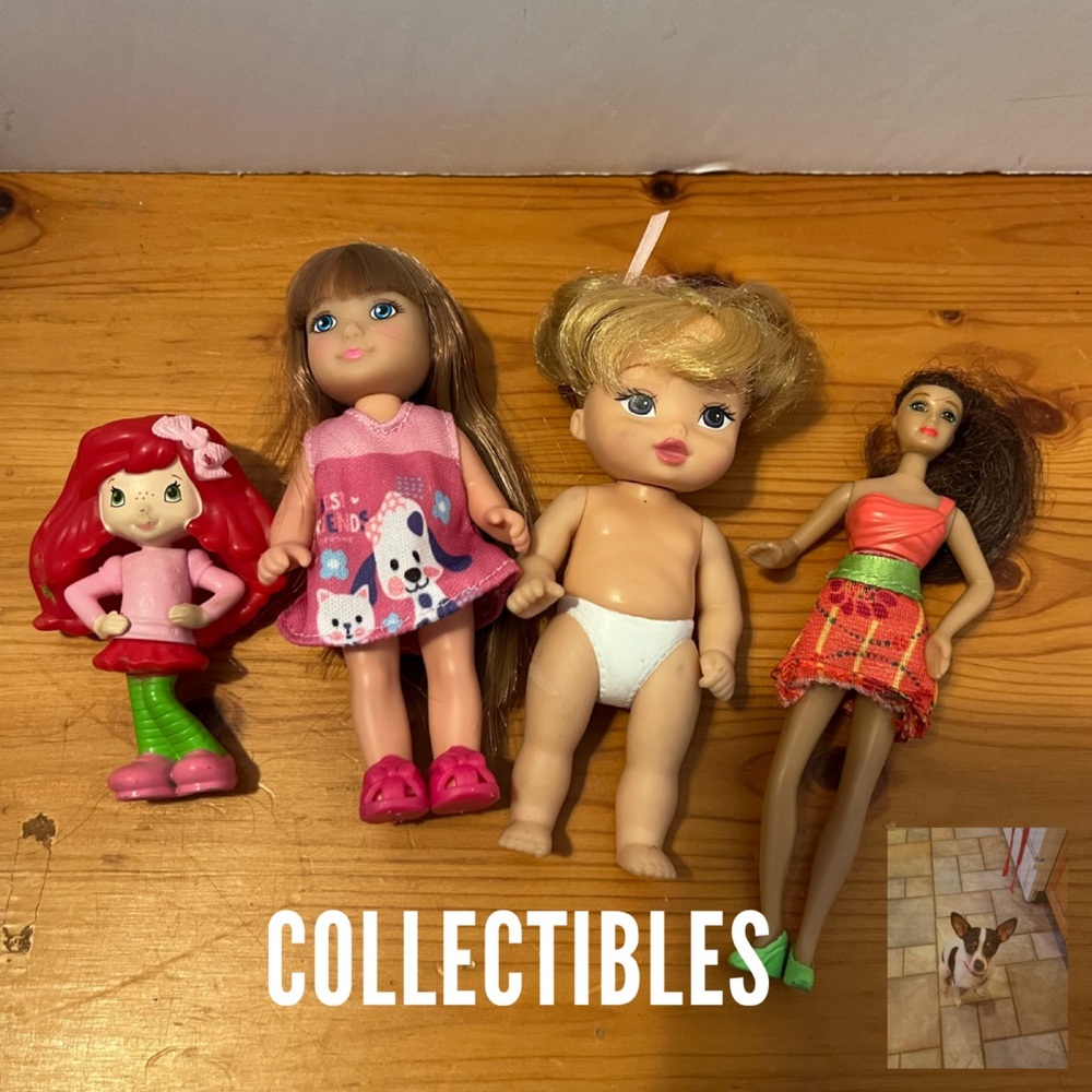 Lot of 4 Collectible McDonalds Dolls